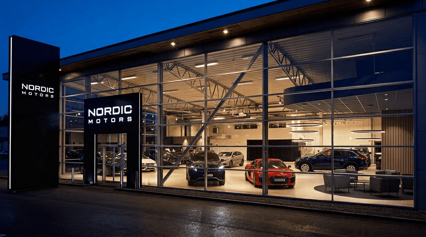 Nordic Motors showroom